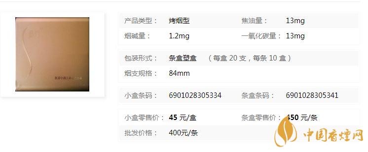 蘇煙軟金砂xs多少錢一包價格？蘇煙軟金砂XS價格及參數(shù)一覽