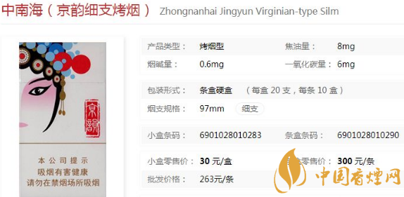 北京的代表香煙介紹 中南海系列香煙口感評(píng)測